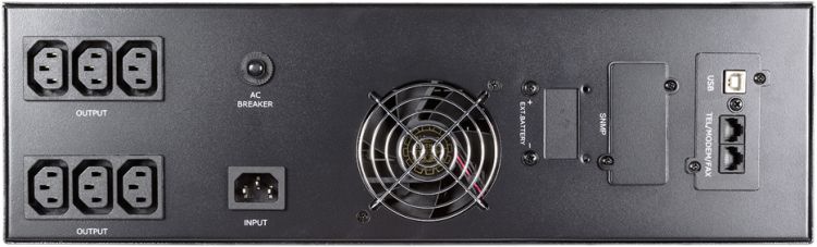 Источник бесперебойного питания Irbis Optimal  2000VA/1600W, Line-Interactive, LCD, 6xC13 outlets, USB, SNMP Slot, Rack mount(3U) / Tower ISN2000ERMI ISN2000ERMI