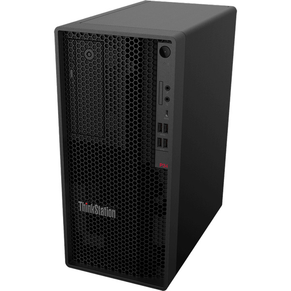 Персональный компьютер Lenovo ThinkStation P340 Tower 300W, i7-10700 (2.9G, 8C), 2x8GB DDR4 2933 UDIMM, 512GB SSD M.2, Quadro P620 2GB, DVD-RW, USB KB&Mouse, SD Reader, Win 10 Pro64 RUS, 3Y OS 30DH00G8RU 30DH00G8RU #6