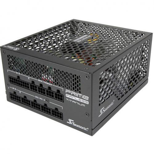 Блок питания Seasonic Prime 600 Fanless Titanium 600W :Active PFC 0.99; Модульный, МВ (20+4), 2xCPU(4+4),4xPCI-E(6+2),6xSATA,5xMolex,1xFDD; КПД>94%,100-240 В, Hold Up time 30ms, 50-60 Гц, защиты OPP/OVP/UVP/ OCP/OTP/SCP, MTBF>150000 ч, RTL SSR-600TL SSR-600TL