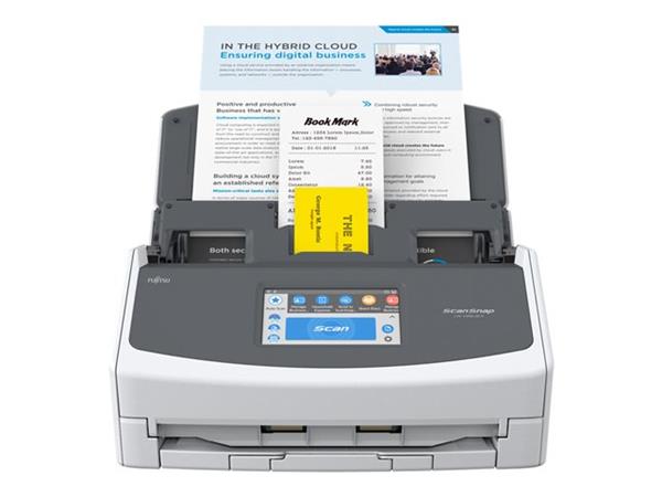 Сканер Fujitsu ScanSnap iX1500, Document scanner, A4, duplex, 30 ppm, ADF 50, TouchScreen, WiFi, USB 3.1 PA03770-B001 PA03770-B001
