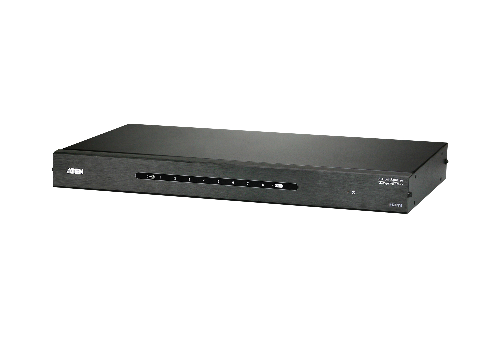 Разветвитель ATEN HDMI, 1> 8 устройств/мониторов/портов, 20 метр.(24AWG)/15 метр.(28AWG), F, без шнур., Б.П.220> 5.3V VS0108HA-AT-G VS0108HA-AT-G