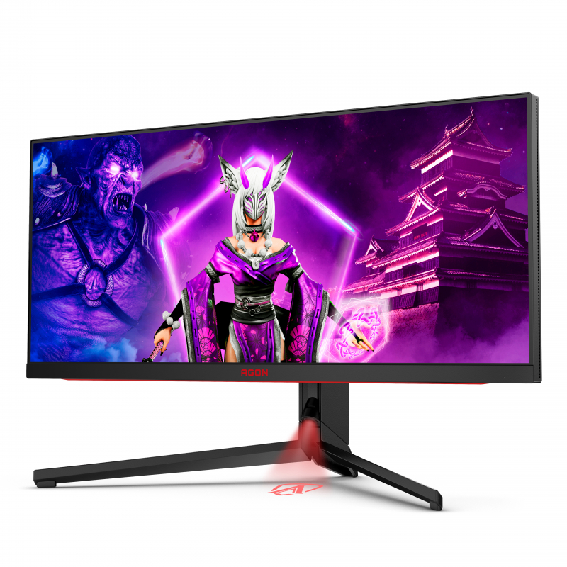 Монитор AOC 34" Black (IPS, 3440x1440, 170Hz, 1 ms, 178°/178°, 1000 cd/m, 80M:1, +2xHDMI 2.1, +DisplayPort 1.4) AG344UXM AG344UXM