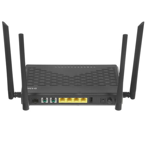 Маршрутизатор D-Link Wireless AC1200 Dual-band Gigabit Router with 3G/LTE support, 1 1000Base-X SFP WAN port, 4 10/100/1000Base-T LAN ports, 2 FXS ports and 1 USB port DVG-5402G/GFRU/S1A DVG-5402G/GFRU/S1A