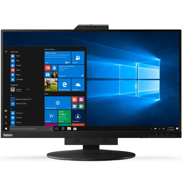 Монитор Lenovo 27" ThinkVision Tiny-in-One черный IPS LED 6ms 16:9 HDMI M/M Cam матовая 1000:1 350cd 178гр/178гр 2560x1440 DisplayPort Ultra HD 2K (1440p) USB 7.9кг 11JHRAR1EU 11JHRAR1EU