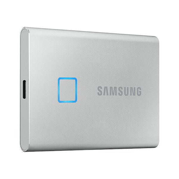 Внешний SSD диск Samsung MU-PC1T0S/WW 1TB,T7 Touch,USB Type-C,Silver MU-PC1T0S/WW MU-PC1T0S/WW