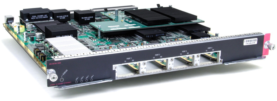 Интерфейсные платы Cisco WS-X6704-10GE Module WS-X6704-10GE Module