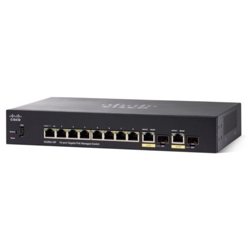 Коммутатор Cisco SG350-10 10-port Gigabit Managed Switch SG350-10-K9-EU SG350-10-K9-EU