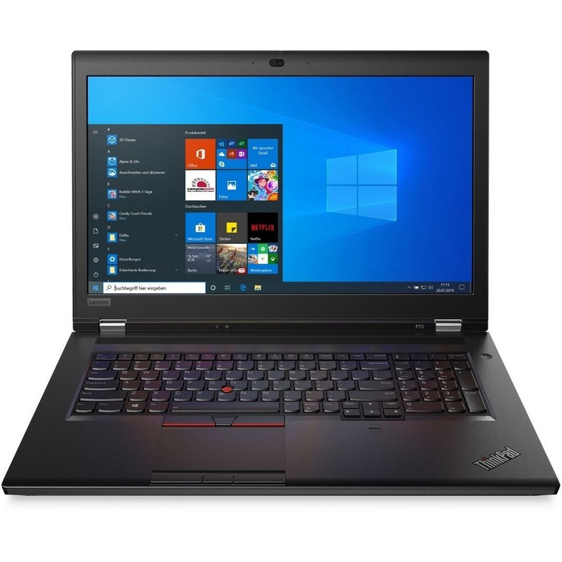 Рабочая станция Lenovo ThinkPad P73 17.3" UHD (3840x2160) IPS/ i7-9850H/ 2 x 16GB DDR4 2666MHz/ 1TB M.2 PCI-e SSD/ -/ Quadro RTX 3000 6G 20QR002HRT 20QR002HRT
