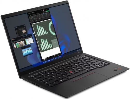 Ноутбук Lenovo  ThinkPad X1 Carbon G10 Core i5 1240P 16Gb SSD512Gb Intel Iris Xe graphics 14" IPS 2.2K (2240x1400) Windows 11 Professional 64 black WiFi BT Cam 21CCSBJQ00 21CCSBJQ00 #6