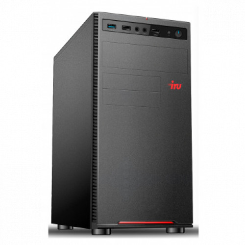 Персональный компьютер iRU Home 320 MT A10 8770 Pro (3.5) 8Gb SSD240Gb R7 Windows 10 Home Single Language 64 GbitEth 400W черный 1638987 1638987
