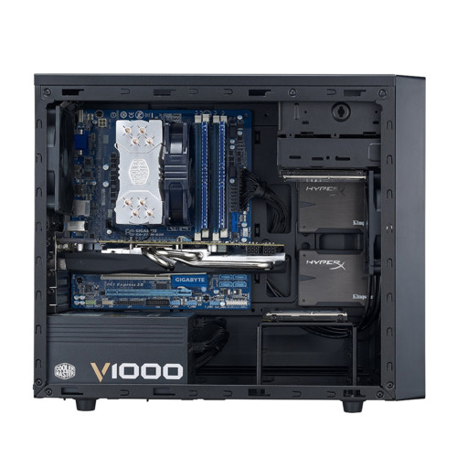 Корпус Cooler Master без БП, mATX, 1xUSB 3.0, 2xUSB 2.0, 2x120 мм XtraFlow (NSE-200-KKN1) NSE-200-KKN1