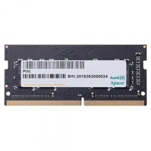 Модуль памяти Apacer 4GB DDR4 2133 SO DIMM Non-ECC, CL15, 1.2V, AS04GGB13CDTBGH, 1R, 512x8, RTL (903075) ES.04G2R.KDH ES.04G2R.KDH
