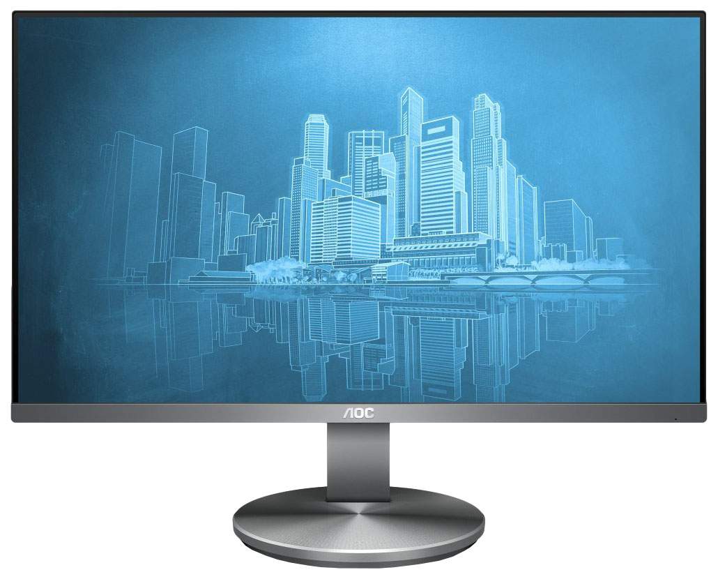 Монитор AOC 23.8" LCD, Wide, 1920x1080, D-Sub, HDMI, DP темно-серый I2490VXQ/BT I2490VXQ/BT