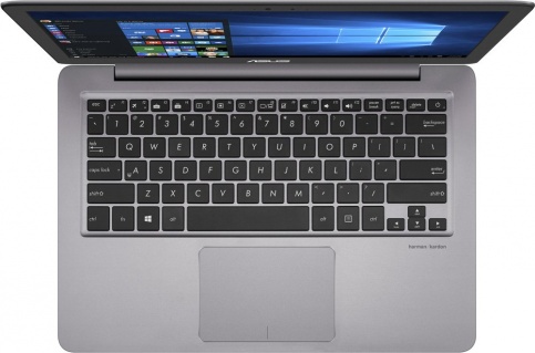 Ноутбук Asus Zenbook UX310UA-FB1103, 13.3", IPS, Intel Core i3 7100U 2.4ГГц, 8Гб, 256Гб SSD, Intel HD Graphics 620, Endless, серый 90NB0CJ1-M18570 90NB0CJ1-M18570