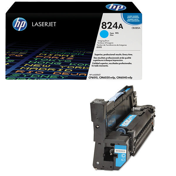 Тонер-картридж HP 824A Cyan для CLJ CP6015/CM6030mfp/CM6040mfp (31000 стр) CB381YC CB381YC