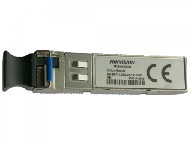 Модуль Hikvision HK-SFP-1.25G-20-1310 TX1310nm/1.25G,RX1550nm/1.25G,LC, single mode и single fiber, 20км, 0…+70°C, SFP HK-SFP-1.25G-20-1310 HK-SFP-1.25G-20-1310