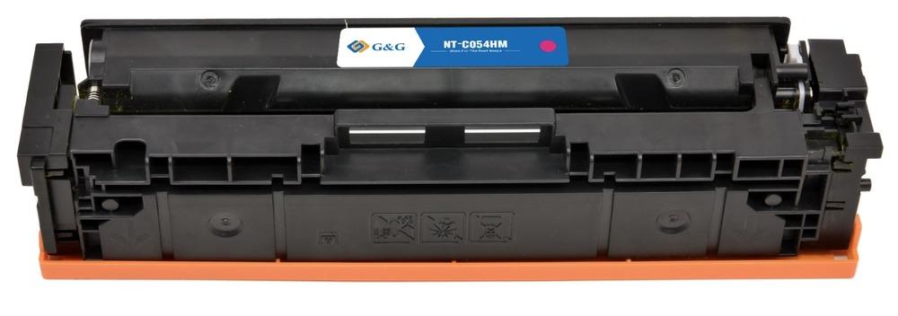Тонер-картридж G&G пурпурный для Canon i-SENSYS LBP621/623 MF641/643/645 (2300 стр) NT-C054HM NT-C054HM
