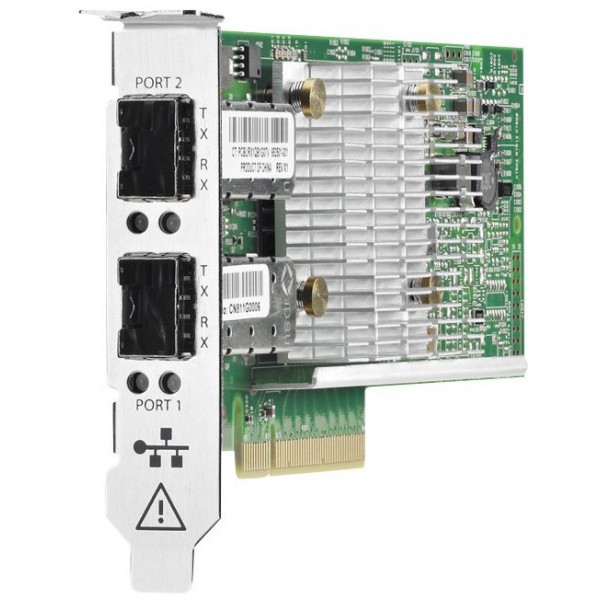 Сетевой адаптер HPE Ethernet 530SFP+ 2x10Gb, PCIe(2.0), QLogic 57810S Adapter, for G7/Gen8/Gen9/Gen10 servers 652503-B21 652503-B21