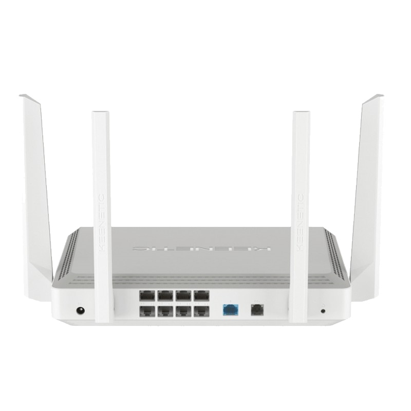 Гигабитный интернет-центр Keenetic Ultra SE c двухдиапазонным Mesh Wi-Fi AC2600, двухъядерным процессором, 9-портов Smart Pro, DSL, USB 3.0 и 2.0 KN-2510 KN-2510