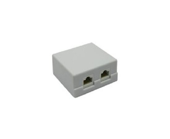 Розетка 5bites LY-SB02-A Розетка  внешняя RJ-45 5e кат., 2порт. LY-SB02-A