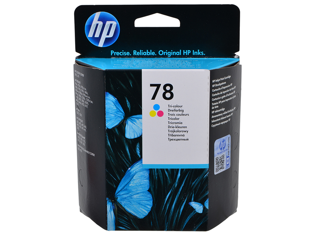 Картридж HP №78 C6578D цветной DJ930/950/959/970/980/990/1220 C6578D