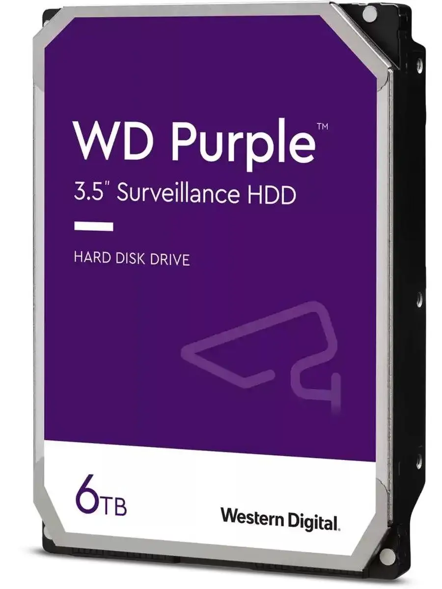 Жесткий диск Western Digital WD63PURZ Purple,SATA III,5640 rpm,256Mb,3.5" WD63PURZ WD63PURZ