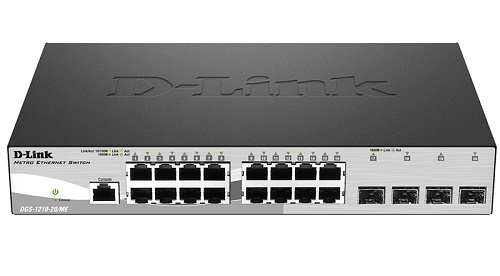 БУ Коммутатор 2 уровня с 8 портами 10/100/1000Base-T и 2 портами 1000Base-X SFP DGS-1210-10/ME/A1A БУ DGS-1210-10/ME/A1A