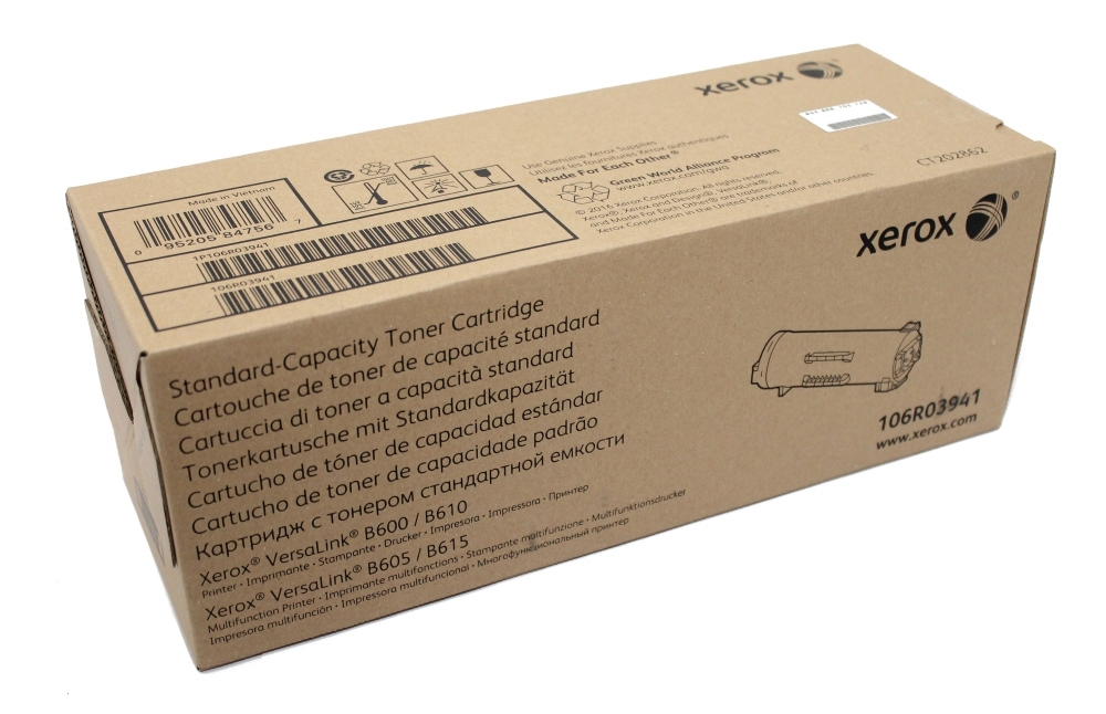 Картридж Xerox лазерный черный (10300стр.) для Xerox VL B600/B605/B610/B615 106R03941 106R03941