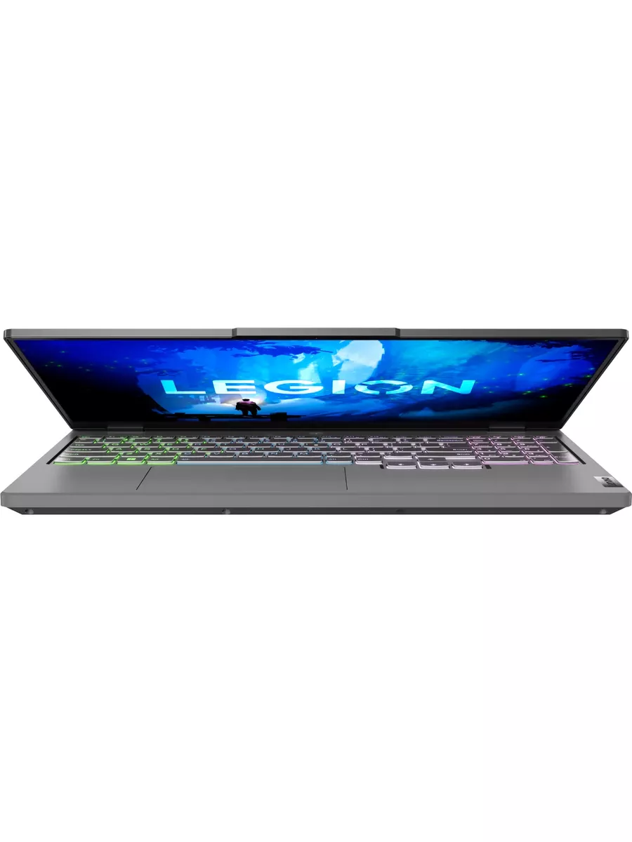 Ноутбук Lenovo Legion 5 15IAH7H 15.6"(2560x1440 IPS)/Intel Core i7 12700H(2.3Ghz)/16384Mb/1024SSDGb/noDVD/Ext:nVidia GeForce RTX3070Ti(8192Mb)/Cam/BT/WiFi/80WHr/war 1y/2.4kg/storm grey/noOS + 300W, RU kbd 82RB00MERK 82RB00MERK