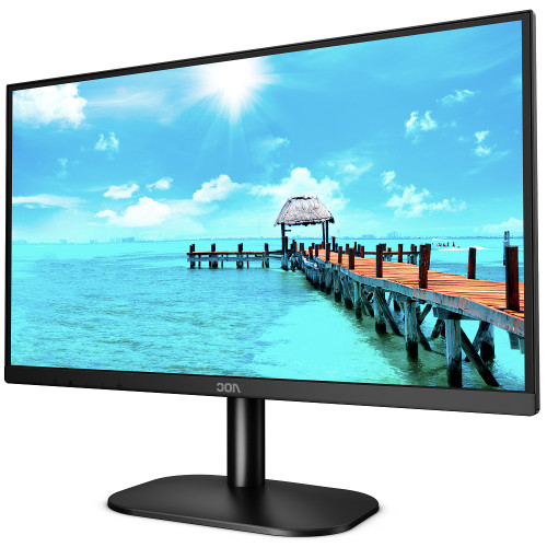 Монитор AOC 21,5" 1920x1080@75Hz VA LED 16:9 4ms VGA HDMI DP 20M:1 178/178 250cd 3000:1 Tilt Speaker Black 22B2QAM 22B2QAM