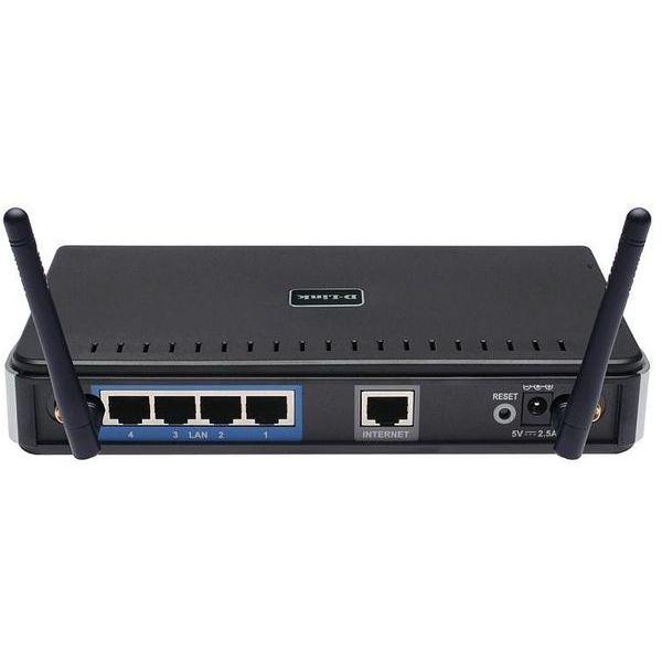 DIR-615/E4B Интернет-шлюз с точкой доступа, 4x10/100 LAN, 1xWAN, 802.11n  (Repl DIR-615) DIR-615/E4B