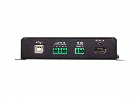 Удлинитель-передатчик ATEN HDMI+AUDIO+USB+RS232+IR+ETHERNET, 10 км,, 2xОптич,волокно одномод,1310нм, HDMI+5 клемм+USB B+3 клеммы+RJ45+MINIJACK+SFP, ~, DC 5,3V, (макс,раз,4096x2160/3840x2160 60Hz 4:2:0/30Hz 4:4:4;HDMI 2,0/HDCP 2,2) VE883TK2-AT-G VE883TK2-AT-G