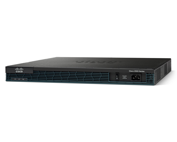 Маршрутизатор  Cisco 2901 w/2 GE,4 EHWIC,2 DSP,256MB CF,512MB DRAM,IP Base CISCO2901/K9