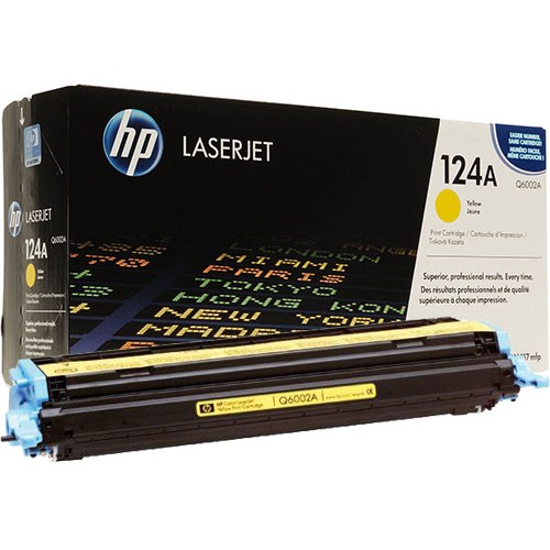Картридж HP Q6002A для HP Color LaserJet 2600n/1600/2605, желтый, 2500 стр. Q6002A