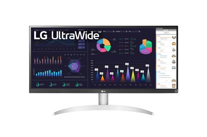 Монитор LG 29" UltraWide 29WQ600-W серебристый IPS LED 1ms 21:9 HDMI M/M матовая 1000:1 250cd 178гр/178гр 2560x1080 100Hz DP FHD USB 29WQ600-W.ARUZ 29WQ600-W.ARUZ