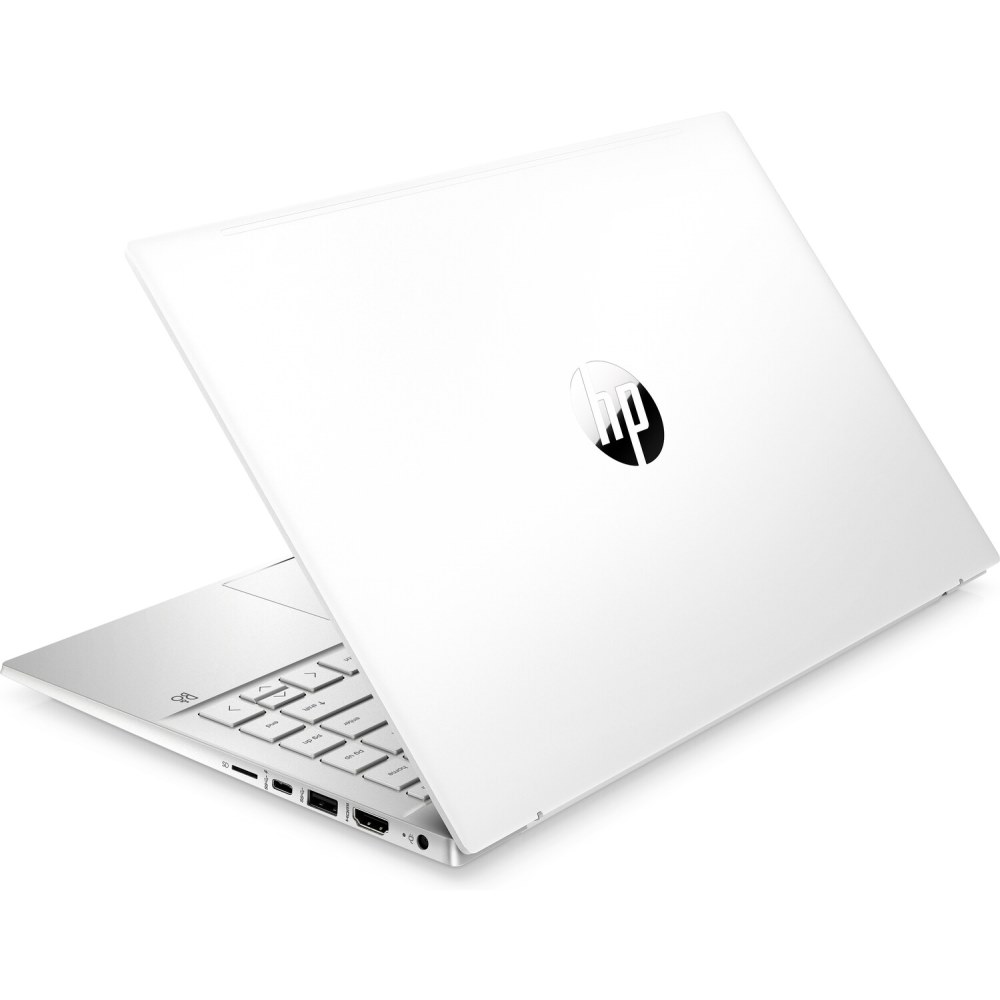 Ноутбук HP Pavilion 14-ec0032ur 14"(1920x1080 IPS)/AMD Ryzen 5 5500U(2.1Ghz)/8192Mb/512PCISSDGb/noDVD/Int:AMD Radeon Integrated Graphics/Cam/BT/WiFi/45WHr/war 1y/Ceramic white /W10 + fingerprint 4E1A6EA 4E1A6EA