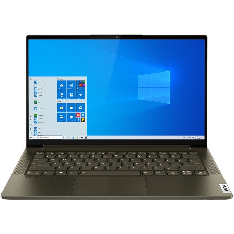 Ноутбук Lenovo Yoga Slim7 14IIL05 Core i7 1065G7/16Gb/SSD1000Gb/Intel Iris Plus graphics/14"/IPS/FHD (1920x1080)/Windows 10/d.green/WiFi/BT/Cam 82A100H7RU 82A100H7RU