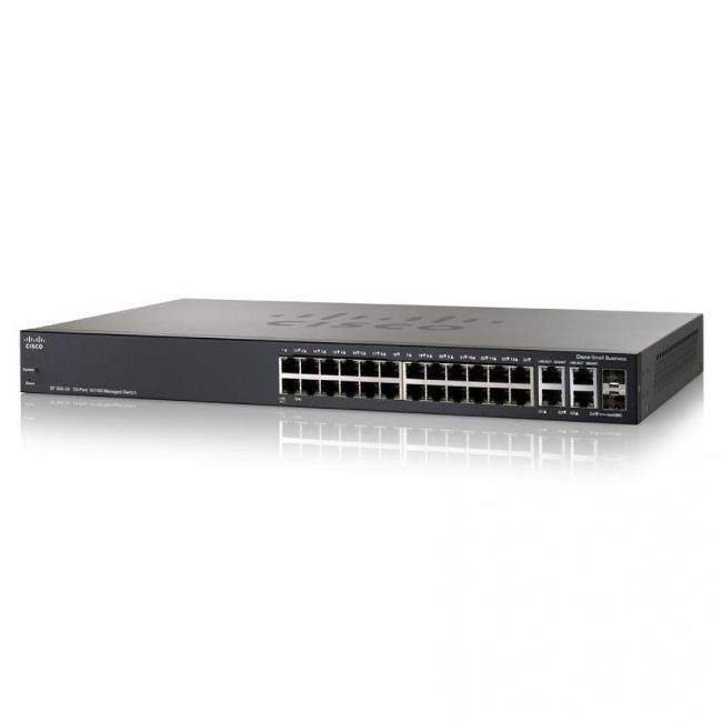 Коммутатор Cisco SRW224G4P-K9-EU 24-портовый 10/100 управляемый  w/Gig Uplinks, POE SRW224G4P-K9-EU