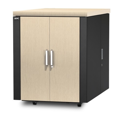 Шкаф APC защищенный звукоизолированный NetShelter CX 18U («компактный серверный зал»), международная версия AR4018IA AR4018IA #7