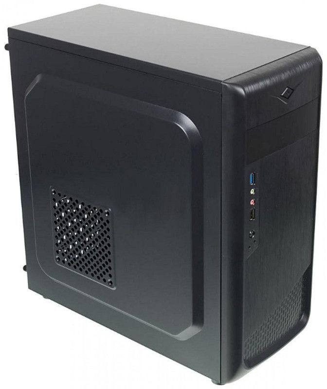 Персональный компьютер iRU Home 313 TWR i3 9100F (3.6) 8Gb 1Tb 7.2k GTX1050Ti 4Gb Windows 10 Home Single Language 64 GbitEth 400W черный 1434775 1434775