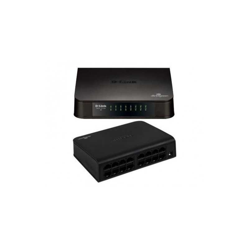Коммутатор D-Link L2 Unmanaged Switch with 16 10/100Base-TX ports DES-1016A/E1B DES-1016A/E1B