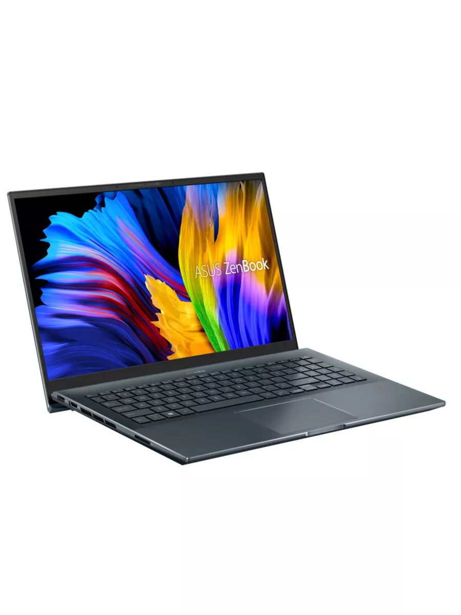 Ноутбук ASUS Zenbook Pro 15 UM535QA-KS241 AMD Ryzen 7 5800H/16Gb/1Tb SSD SSD Nvme/15.6 FHD GLARE TOUCH IPS 400 nit 1920x1080/WiFi5/BT/No OS/1.8Kg/PINE GREY(GLASS)/SLEEVE/RU_EN_Keyboard 90NB0UK1-M00BN0 90NB0UK1-M00BN0 #4