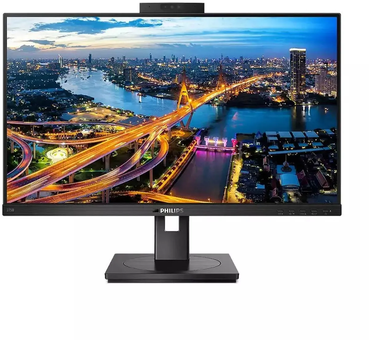 Монитор Philips B Line 275B1H  27" черный IPS LED 16:9 DVI HDMI M/M Cam матовая HAS Piv 350cd 178гр/178гр 2560x1440 75Hz DP QHD USB 275B1H (00/01) 275B1H (00/01)