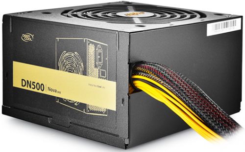 Блок питания DEEPCOOL Nova DN500 80+ (ATX 2.31, 500W, PWM 120mm fan, 80 PLUS, Active PFC, 5*SATA) RET DN500 DN500