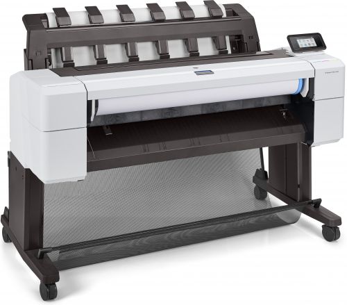 Плоттер HP DesignJet T1600 Printer (36",2400x1200dpi, 3 A1 ppm, 128Gb(virtual), 500Gb Enc. HDD, GigEth, stand, media bin, output tray 100, sheetfeed, rollfeed,autocutter, 6 cartr.,warr 2y, repl. L2Y21A) 3EK10A 3EK10A #3