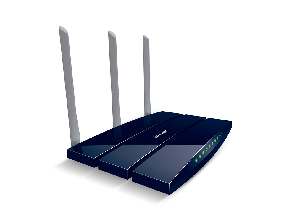 Маршрутизатор TP-Link 450 Мбит/с 802.11b/g/n, 1*Gb WAN+4*Gb LAN, 1*USB 2.0, 802.1Q TAG VLAN для IPTV TL-WR1045ND TL-WR1045ND