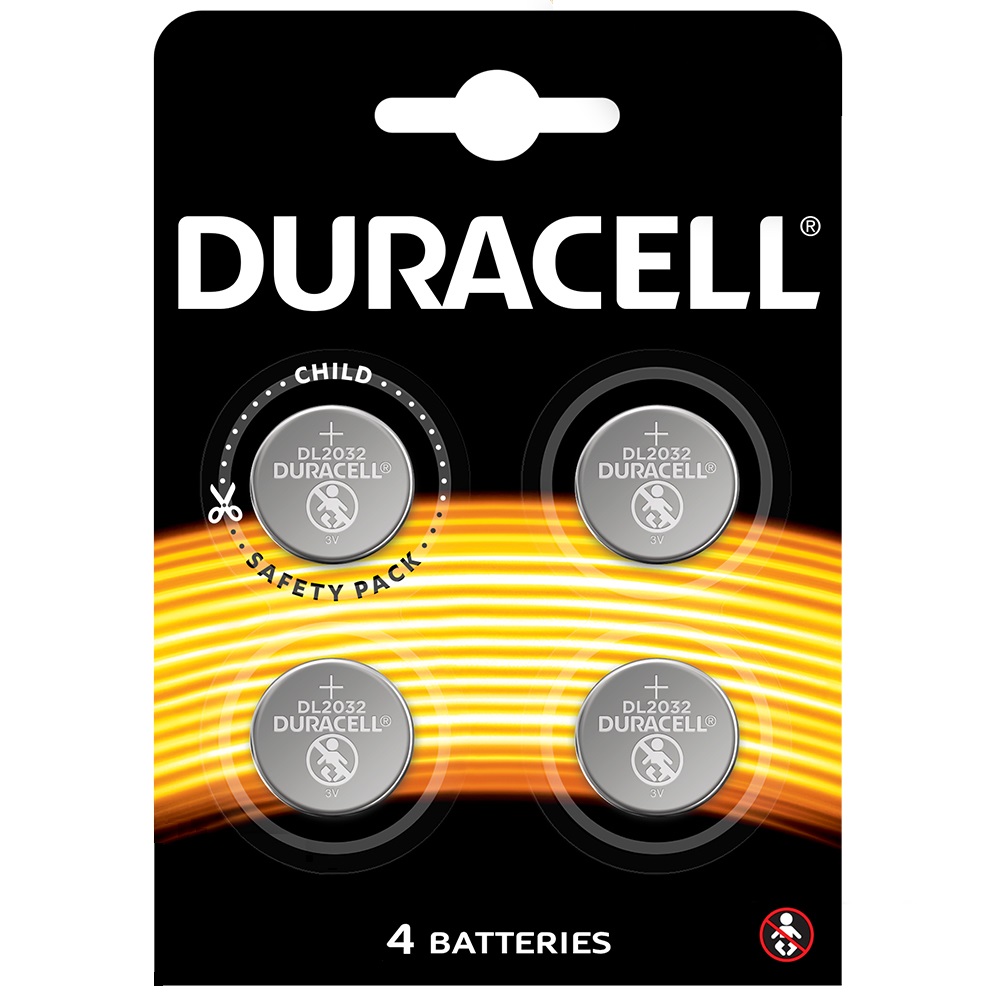 Батарея Duracell (4 шт. в уп-ке) CR2032/4BL CR2032/4BL