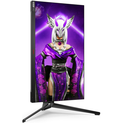 Монитор AOC 24.5'' 16:9 1920х1080(FHD) IPS, nonGLARE, 400cd/m2, H178°/V178°, 1000:1, 50M:1, 16.7M, 1ms, VGA, 2xHDMI, DP, USB-Hub, Height adj, Pivot, Tilt, Swivel, Speakers, Audio out, 3Y, Black-Red AG254FG AG254FG