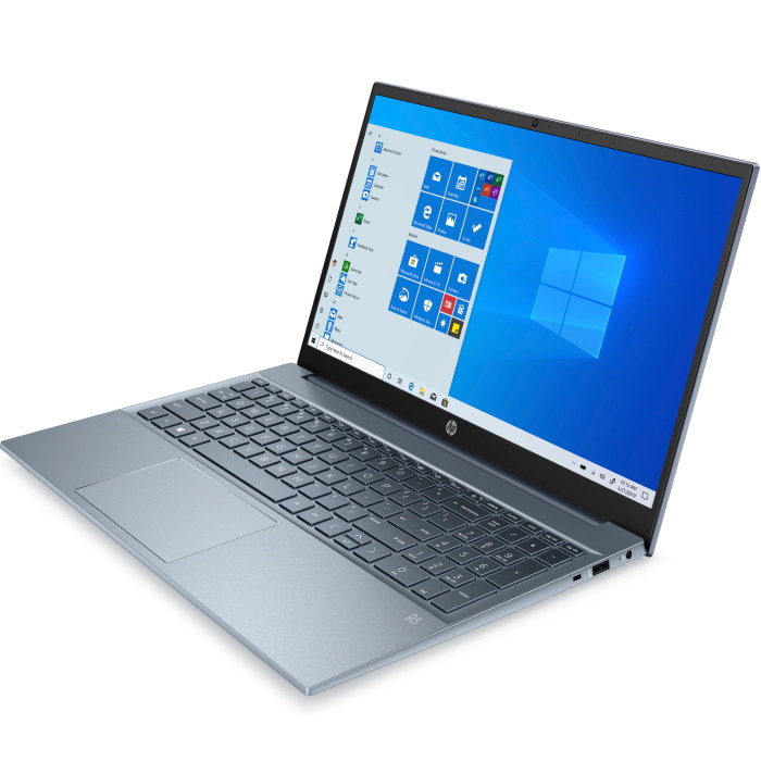 Ноутбук HP Pavilion 15-eg0053ur 15.6"(1920x1080 IPS)/Intel Core i5 1135G7(Ghz)/8192Mb/256PCISSDGb/noDVD/Int:Intel Iris Xe /Cam/WiFi/45WHr/war 1y/Fog Blue /W10 2X2S4EA 2X2S4EA
