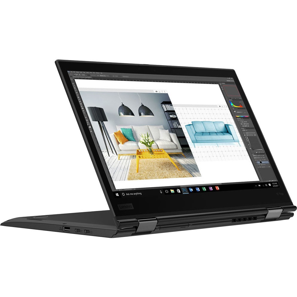 Ноутбук Lenovo ThinkPad X1 YOGA 14" Gen3 TOUCH WQHD(2560x1440)IPS,I7_8550U(1,8GHz),16GB LPDDR3, 512GB SSD, Intel HD 620,NoODD,4G-LTE,Pen PRO,WiFi,BT,4cell,Win 10 PRO 64, 1,27Kg,3y.OS 20LD002MRT 20LD002MRT
